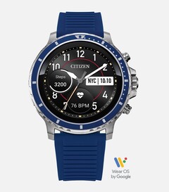 O Citizen CZ Smartwatch custa US$395, apesar de ter um chipset antigo. (Fonte de imagem: Citizen)