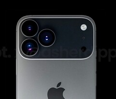 O Apple iPhone 17 Pro deve receber uma câmera totalmente nova (Fonte da imagem: FrontPageTech / @asherdipps)