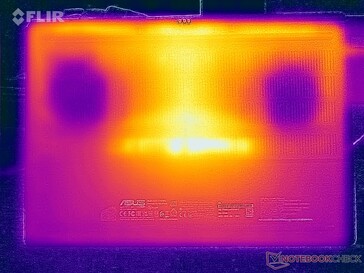Teste de estresse de temperatura da superfície (parte inferior)