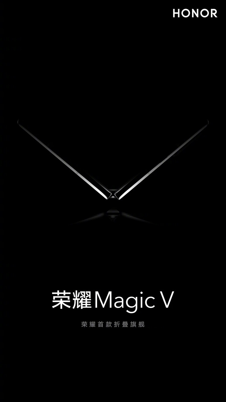 O teaser inaugural do Honor Magic V. (Fonte: Honor via Weibo)