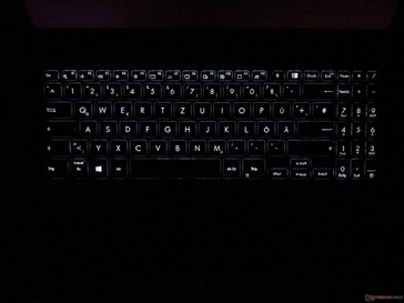 Asus ExpertBook B1 - Iluminação