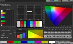 Espaço de cores CalMAN sRGB