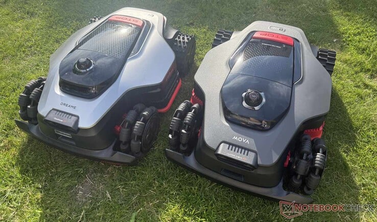 Análise e comparação entre o Mova LiDAX Ultra AWD (à direita) e o Dreame A3 AWD Pro (à esquerda)