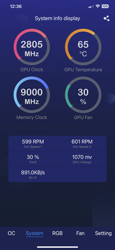 Xtreme Tuner Plus - controle do sistema