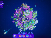 Em Kurzgesagt's Star Birds, o senhor extrai recursos em asteroides e usa esses recursos para expandir sua civilização de pássaros. (Fonte da imagem: Steam)
