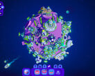 Em Kurzgesagt's Star Birds, o senhor extrai recursos em asteroides e usa esses recursos para expandir sua civilização de pássaros. (Fonte da imagem: Steam)