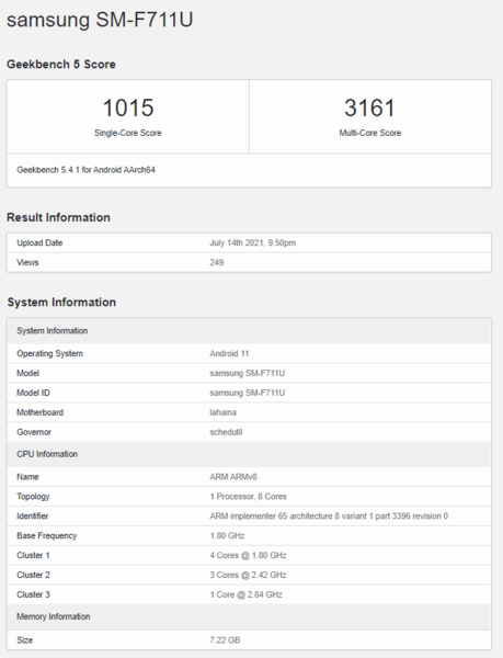 (Fonte de imagem: Geekbench)