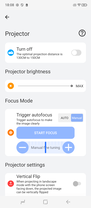 Configurações de projeção (Fonte da imagem: Captura de tela - Sergey Tarasov - Notebookcheck)