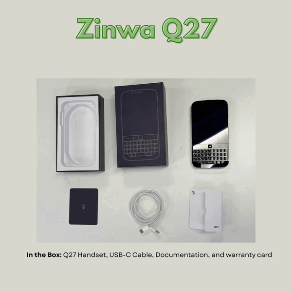 O Zinwa Q27 é compatível com carregamento com fio e sem fio, mas não virá com um carregador na embalagem.