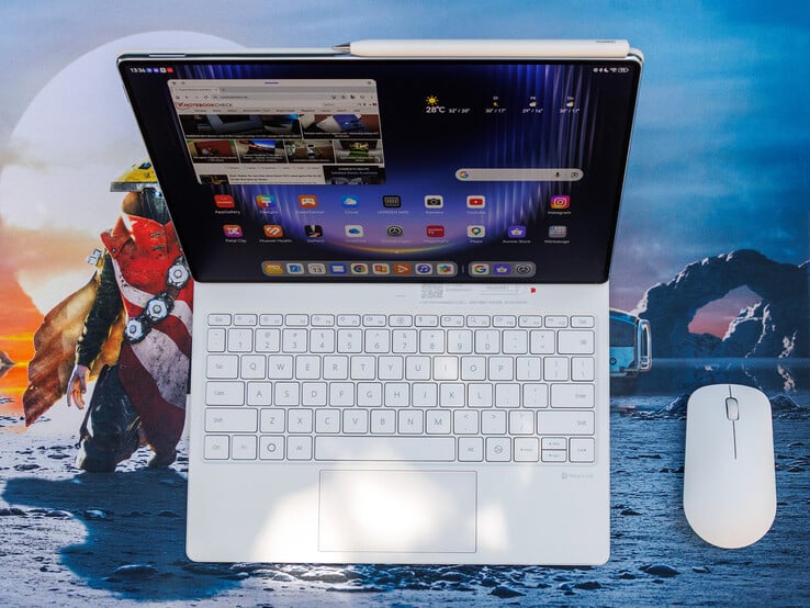 MatePad Pro Max com todos os acessórios