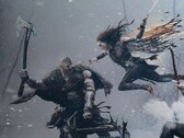 Kratos se defende de uma Freya em luto e enfurecida em God of War Ragnarok. (Fonte da imagem: PlayStation)