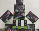 MSI GeForce RTX 4070 Ti Gaming X Trio para venda no mercado chinês. (Fonte da imagem: Baidu via Wccftech)