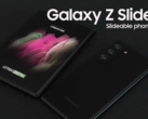 A "Galaxy Z Slide" render. (Fonte: LetsGoDigital)