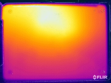 Teste de estresse de temperatura da superfície (parte inferior)