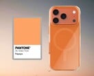 O Apple iPhone 17 Pro também será oferecido na cor laranja. (Fonte da imagem: @MysteryLupin / Pantone, editado)