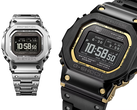 O Casio GMW-BZ5000D-1 (à esquerda) e o GMW-BZ5000BD-1 (à direita), fotografados em um fundo branco. (Fonte da imagem: Casio UK - editado)