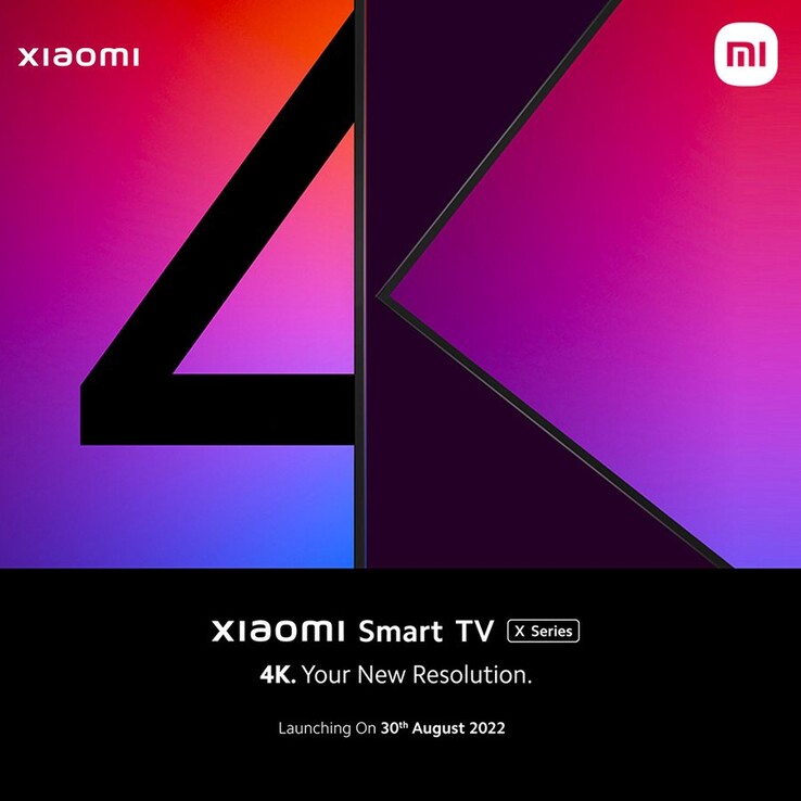 ...e X-series Smart TVs para o mercado indiano. (Fonte: Xiaomi Índia via Twitter)