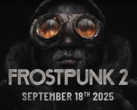 Uma captura de tela da data de lançamento do Frostpunk 2 para console do trailer agora oculto (fonte da imagem: VGT Gaming News X)