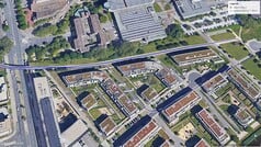 Teste de direção com GNSS (46 mm): Centro da cidade