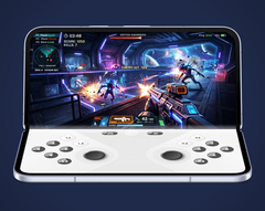 Android A versão 17 apresenta um modo de jogo para celulares dobráveis que exibe um controle virtual.