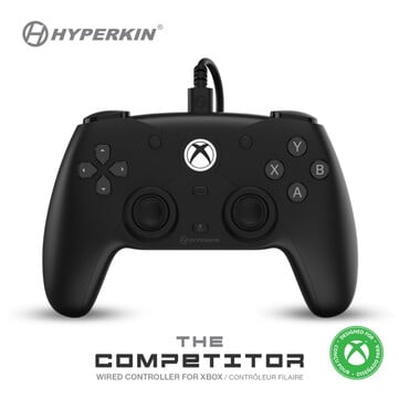 Hyperkin The Competitor em preto. (Fonte da imagem: Hyperkin)