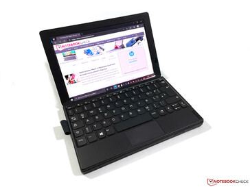O X1 Fold também pode ser usado como um laptop "normal", mas somente com metade do tamanho da tela nesse caso.