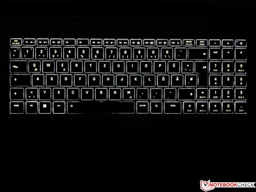 Iluminação do teclado