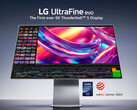 O LG UltraFine 32U990A combina uma resolução de 6K com duas portas Thunderbolt 5. (Fonte da imagem: LG)