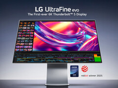O LG UltraFine 32U990A combina uma resolução de 6K com duas portas Thunderbolt 5. (Fonte da imagem: LG)