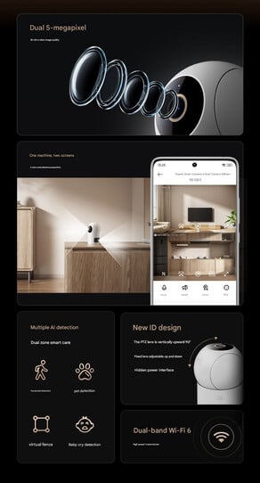 Principais destaques da Smart Camera 4 Dual Camera Edition (Fonte da imagem: Xiaomi - tradução automática)