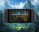 Monster Hunter Wilds Switch 2 exibido no portátil da Nintendo