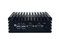 O mini PC sem ventilador Morefine IPC-200 vem com diversas portas de E/S