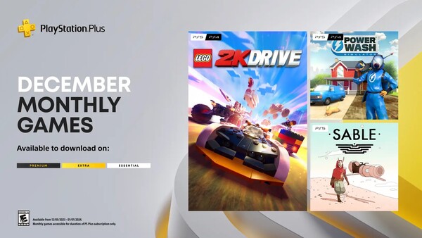 A programação completa do PlayStation Plus de dezembro de 2023 (Imagem: Sony)