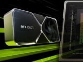 A GeForce RTX 4060 Ti pode se orgulhar de ter recursos de renderização DLSS 3 e um clock de impulso de 2,54 GHz. (Fonte da imagem: Nvidia - editado)