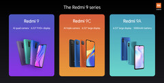 A Redmi 9, Redmi 9A, Redmi 9C estão agora oficialmente disponíveis na Europa (imagem via Xiaomi no Twitter)