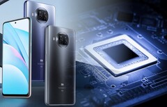 O Xiaomi Mi 10T Lite é alimentado por um processador Snapdragon 750G da Qualcomm. (Fonte da imagem: Xiaomi - editado)