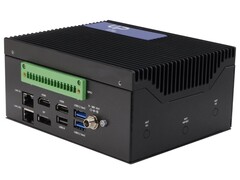 O novo mini PC da Aaeon tem um conector de pinos GPIO (Fonte da imagem: Aaeon)