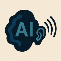 Ilustração abstrata que simboliza a tecnologia auditiva alimentada por IA (Fonte da imagem: OpenAI/DALL-E)