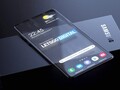 Um conceito de renderização de um smartphone transparente da Samsung Galaxy. (Fonte de imagem: LetsGoDigital/Snoreyn)