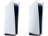 Um modelo PS5 Digital Edition e Blu-ray, mas sem PS5 Pro. (Fonte de imagem: PlayStation/Sony - editado)