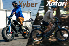 O Segway Xyber tem um elegante farol X LED, e o Xafari é um robusto veículo de suspensão dupla. (Fonte da imagem: Segway)