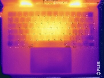 Teste de estresse da temperatura da superfície (parte superior)