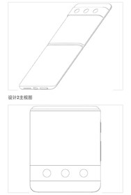 Xiaomi patente do telefone flip. (Fonte da imagem: CNIPA via MySmartPrice)