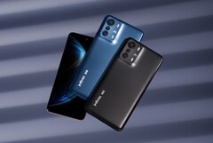 Infinix Zero 5G traz 120 Hz, 6,78 polegadas FHD touchscreen, câmera de 48 MP e um design revestido de couro para o segmento de médio alcance (Fonte: Infinix)