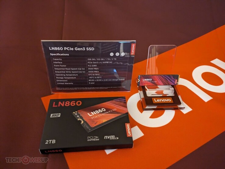 SSD LN860 Gen3 (Fonte da imagem: TechPowerUp)