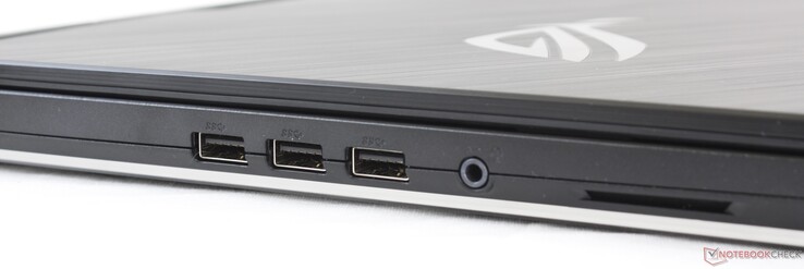 Left: 3x USB 3.2 Gen. 1 Type-A
