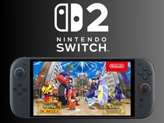 Pokémon Scarlet e Violet no Switch 2 mockup (Fonte da imagem: Nintendo of America com edições)
