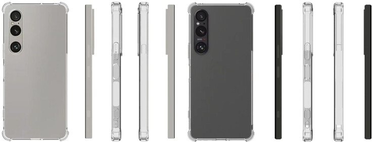 O Xperia 1 VII parece ter um compartimento de câmera mais espesso do que seu antecessor, da esquerda para a direita. (Fonte da imagem: via Sumaho Digest)