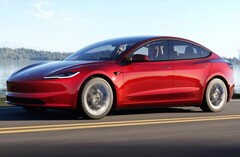 O Tesla Model 3. A Tesla Canadá nega as alegações de que tenha recebido incentivos de última hora para veículos elétricos (Fonte da imagem: Tesla)