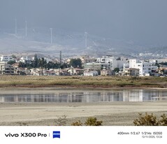 Vivo X300 Pro com teleconversor de 400 mm